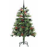  Umjetno božićno drvce S LED lampica Zelena 150 cm PVC i metal | Eponuda.ba