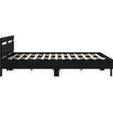  Krevetna konstrukcija Crni hrast 120 x 190 cm Konstruirano drvo | shoptok.hr