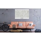  Slika na plutenoj podlozi - Capital of Denmark [Cork Map] 120x80 | shoptok.hr