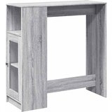  Barski stol s držačima boja hrasta 101x40x103,5 cm drveni | shoptok.hr