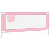 Sigurnosna ograda za dječji krevet ružičasta 200x25 cm tkanina | shoptok.hr