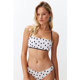 Trendyol Polka Dot Strapless Bikini Top | shoptok.hr