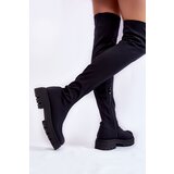 EVENTO Women's Boots Over The Knee Black Brinna | Shoptok.si