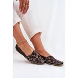 Maciejka Leather Patterned Ballet Flats | Shoptok.si