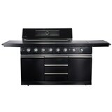 Buschbeck Kuhinja s plinskim žarom Chester (Do x Š x V: 214 x 60 x 119 cm, Glavna površina za peko: 96 x 45 cm, Število gorilnikov: 6) | Shoptok.si