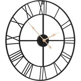  Zidni sat crni Ø 50 cm željezni | Eponuda.com