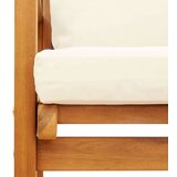  5-dijelna vrtna garnitura od masivnog drva bagrema s jastucima | shoptok.hr