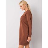 BASIC Feel Good Dress-RV-TU-5184.93P-dark brown | Shoptok.si