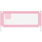  Sigurnosna ograda za dječji krevet ružičasta 190x25 cm tkanina | shoptok.hr