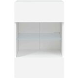  Zidni TV ormarić s LED svjetlima bijeli 40 x 30 x 60 5 cm | shoptok.hr