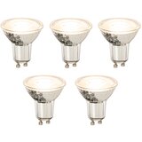 LUEDD Komplet 5 zatemljivih LED žarnic GU10 8W 650lm 2700K | Shoptok.si