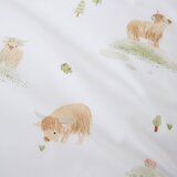Bianca Bela napenjalna bombažna otroška rjuha za zakonsko posteljo 135x190 cm Mini Moo Cow – | Shoptok.si