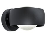 Eglo treviolo 1 spoljna zidna lampa/2, led, 3w, 900lm, ip44, liveni aluminijum/plastika/crno | ePonuda.com