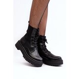 Boto Women's Lace-up Ankle Boots with Sock Black Dedinva | Shoptok.si
