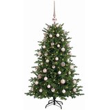  Umjetno božićno drvce s kuglicom 120 cm 150 LED lampica - 120 cm s LED-ima i ružičastim lopticama | shoptok.hr