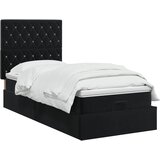 Krevet od pjene s madracem i LED-om Crna 80 x 200 cm Baršun | shoptok.hr