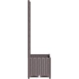  Vrtna sadilica s rešetkom smeđa 40 x 40 x 136 cm PP | shoptok.hr