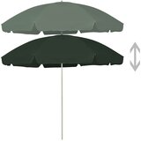  Suncobran za plažu zeleni 300 cm | shoptok.hr