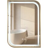 Rea Stensko ogledalo LED ZONE 70X50 BRUSH GOLD | Shoptok.si