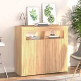  Komoda s LED svjetlima boja hrasta sonome 80 x 35 x 75 cm | Eponuda.ba