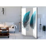 Artgeist PARAVAN 135/172/3 cm bela, svetlo modra Slike
