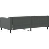  Dnevni krevet tamnosivi 90 x 190 cm od tkanine | shoptok.hr