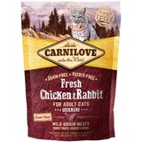 Carnilove cat fresh adult - piščanec & zajec 400 g Cene