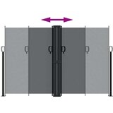  Bočna tenda na uvlačenje crna 160 x 1000 cm | shoptok.hr