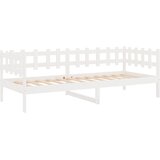  Dnevni krevet bez madraca bijeli 90 x 200 cm masivna borovina | shoptok.hr
