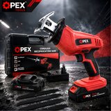  Komplet 21V aku. sabljasta batna žaga lisičji rep 2x 1.5Ah listi in kovček | Shoptok.si