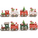 Viter Novogodišnji drveni vozić color Cene