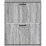  Ormar za cipele na zidu HAARLEM 71 x 17 x 86 cm Siva Sonoma | shoptok.hr