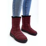 EVENTO Women's High Padded Snow Boots Burgundy Luxina | Shoptok.si