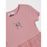 Sinsay Pamučna haljina s tilom i vezom Stitch | shoptok.hr