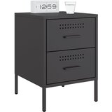  Noćni ormarići 2 kom crni 36 x 39 x 50,5 cm čelični | Eponuda.com
