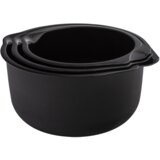Altom design set 3 plastične zdjele - crna | shoptok.hr