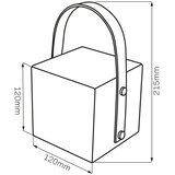  LED RGBW Spoljašnja lampa MAJORKA LED/0,5W/5V USB 1200 mAh IP44 bela | Eponuda.com