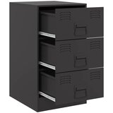  Noćni ormarići 2 kom crni 34,5 x 39 x 62 cm čelični | shoptok.hr