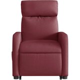  Naslonjač na podizanje od tkanine crvena boja vina | shoptok.hr