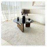 Hanah home Club sto Mia, 75x35x75 cm, Smeđa | Eponuda.ba