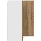 vidaXL Viseča omarica Riga Artisan hrast in bela 57 x 57 x 80 cm | Shoptok.si