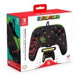 NINTENDO SWITCH rematch wired controller - bowser glow in the dark Cene