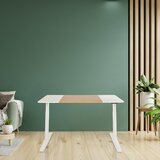 MID.YOU Pisalna Miza Stand T3, Bela, Hrast | Shoptok.si