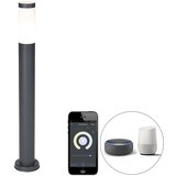 QAZQA Pametni drog za zunanjo svetilko antracit 80 cm vključno z Wifi P45 - Rox | Shoptok.si