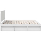  Okvir za krevet Bijelo 200 x 200 cm Čvrsto borovo drvo | shoptok.hr
