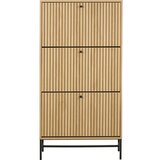 Actona Preklopni ormarić za cipele u dekoru hrasta u prirodnoj boji 72x140x25 cm Albany – | shoptok.hr