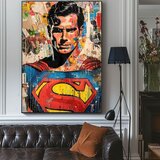 Slika Superman: Pop ikona | Akrilni detalji 60x90 cm | shoptok.hr