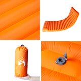  Samonapuhujući madrac za kampiranje za 1 osobu narančasti | shoptok.hr