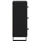  Kreveta Crni hrast 34,5 x 34 x 90 cm Obrađeno drvo i čelik | shoptok.hr
