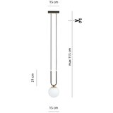  Visilica na sajli GLAM 1xE14/10W/230V crni | Eponuda.com